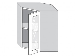1.60.3у Шкаф настенный (h=720) угловой на 600мм со стекл. дверцей в Чердыни - cherdyn.магазин96.com | фото