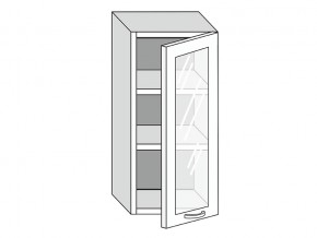 19.40.3 Шкаф настенный (h=913) на 400мм с 1-ой стекл. дверцей в Чердыни - cherdyn.магазин96.com | фото