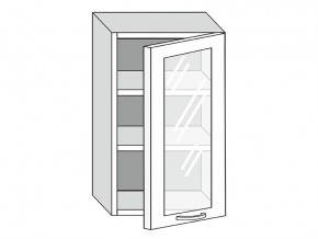 19.50.3 Шкаф настенный (h=913) на 500мм с 1-ой стекл. дверцей в Чердыни - cherdyn.магазин96.com | фото