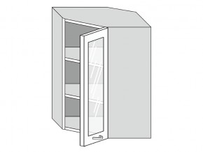 19.60.3у Шкаф настенный (h=913) угловой на 600мм со стекл. дверцей в Чердыни - cherdyn.магазин96.com | фото