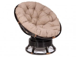 Кресло-качалка Papasan w 23/01 B с подушкой Antique brown, экошерсть Коричневый в Чердыни - cherdyn.магазин96.com | фото