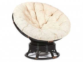 Кресло-качалка Papasan w 23/01 B с подушкой Antique brown, ткань Старт в Чердыни - cherdyn.магазин96.com | фото