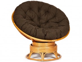 Кресло-качалка Papasan w 23/01 B с подушкой Honey, ткань Коричневый в Чердыни - cherdyn.магазин96.com | фото