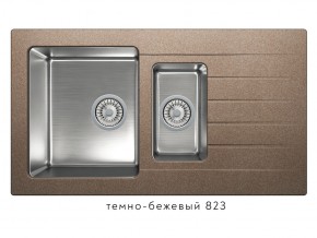 Мойка комбинированная Tolero twist TTS-890 Темно-бежевый 823 в Чердыни - cherdyn.магазин96.com | фото