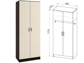 Шкаф 2 двери Ронда ШКР800.1 венге/дуб белфорт в Чердыни - cherdyn.магазин96.com | фото