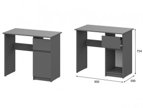 Стол письменный 900 Денвер Графит серый в Чердыни - cherdyn.магазин96.com | фото